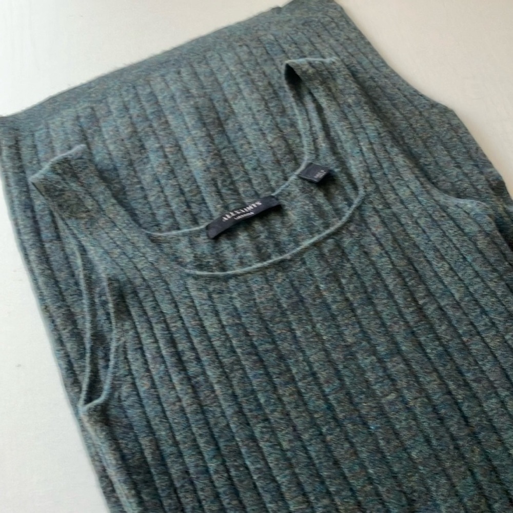 All Saints Margot Long Wool & Alpaca Blend (Size Medium) NWOT - Picture 3 of 14